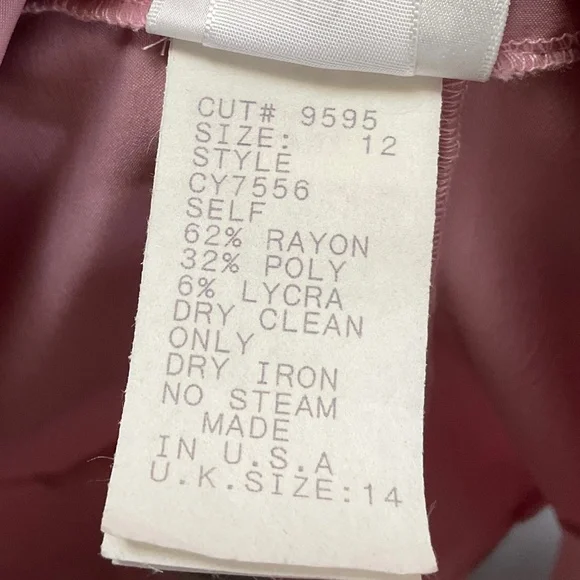 Tadashi Dusty Rose designer blouse - Picture 6 of 14